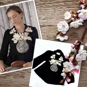 Anthropologie Leifsdottir Heirloom Vase Cardigan